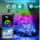 Світлодіодна смарт Гірлянда 10 м 100 LED RGB Bluetooth керування з телефона застосунком, USB