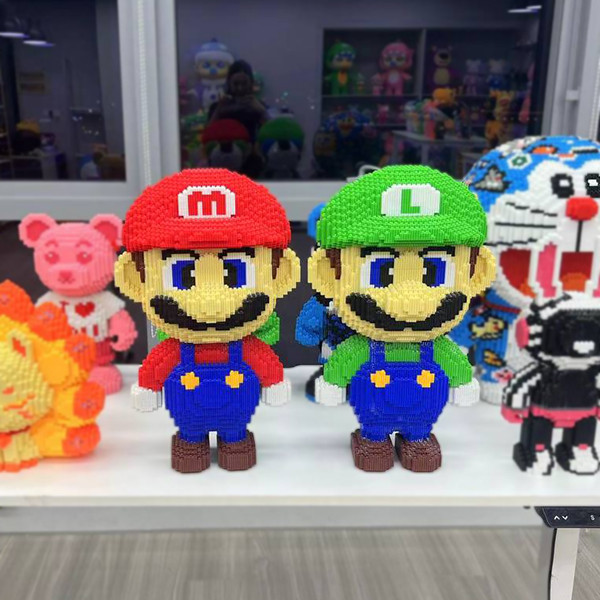 Конструктор 3D Magic Blocks у формі "Super Mario" 50 см 3646 деталей