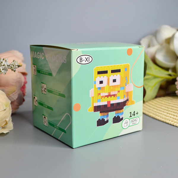 Конструктор 3D Magic Blocks у формі "Мультгерої" Спанч Боб