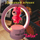 Милый детский ночник мини Розовый медведь"Lotso Bear" в воздухе светодиодный, Оригинальные детские ночники