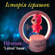 Милый детский ночник мини Розовый медведь"Lotso Bear" в воздухе светодиодный, Оригинальные детские ночники