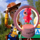 Милый детский ночник мини Розовый медведь"Lotso Bear" в воздухе светодиодный, Оригинальные детские ночники