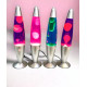 Лава лампа нічник 34 см синя червона Lava lamp настільний світильник нічник для дому та офісу
