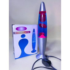 Лава лампа нічник 34 см синя червона Lava lamp настільний світильник нічник для дому та офісу