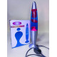 Лава лампа нічник 34 см синя червона Lava lamp настільний світильник нічник для дому та офісу
