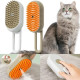 Парова щітка 5в1 акумуляторна гребінець для кота та собаки USB PET SPRAY MASSAGE BRUSH на акумуляторі