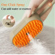 Парова щітка 5в1 акумуляторна гребінець для кота та собаки USB PET SPRAY MASSAGE BRUSH на акумуляторі