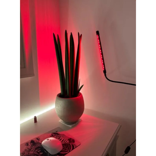 Настільна фітолампа повного спектра на прищіпці, 5 USB LED-фітолампа для рослин і кольорів, фітосвітильник