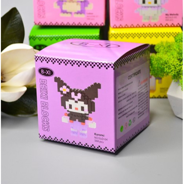 Дитячий мініконструктор Kuromi Magic Blocks пазл із блоків, 3d конструктори на подарунок Куромі