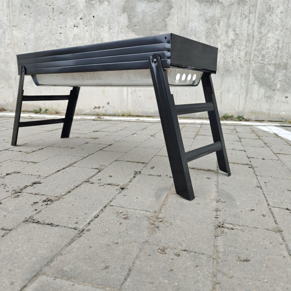 Міні мангал BBQ Grill 60×22×33 - складаний портативний гриль для дачі, пікніка та походів