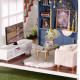 Румбокс 3д Вілла «Сад Моне»‎ ‎ DIY DollHouse + пилозахисний купол з led-підсвічуванням 23x24x32 см