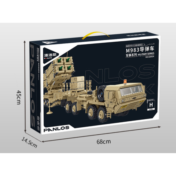 Конструктор «Армійська вантажівка PANLOS M983 Missile Truck», 2566 деталей | Колекційна модель у стилі тактичної спецтехніки