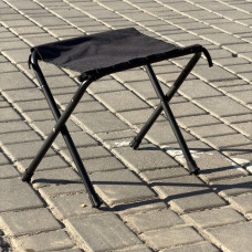 Складаний туристичний міні-стілець 35×25×29 см, витримує вагу до 120 кг, компактний рибальський табурет