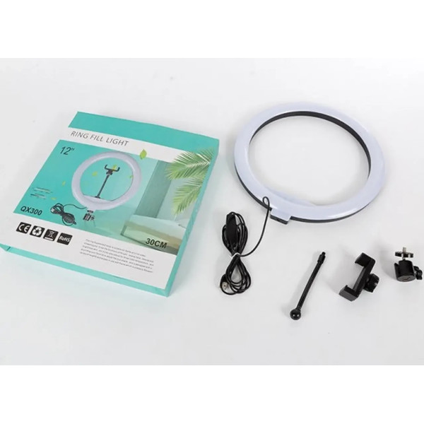 Кільцева LED-лампа Ring Light LC-300 30 см від USB