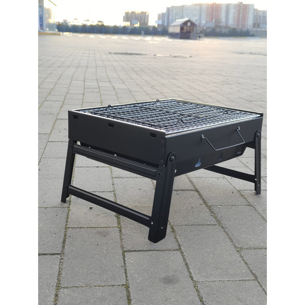 Портативний переносний мангал BBQ Mensory - складаний туристичний міні-гриль для барбекю, пікніка та відпочинку