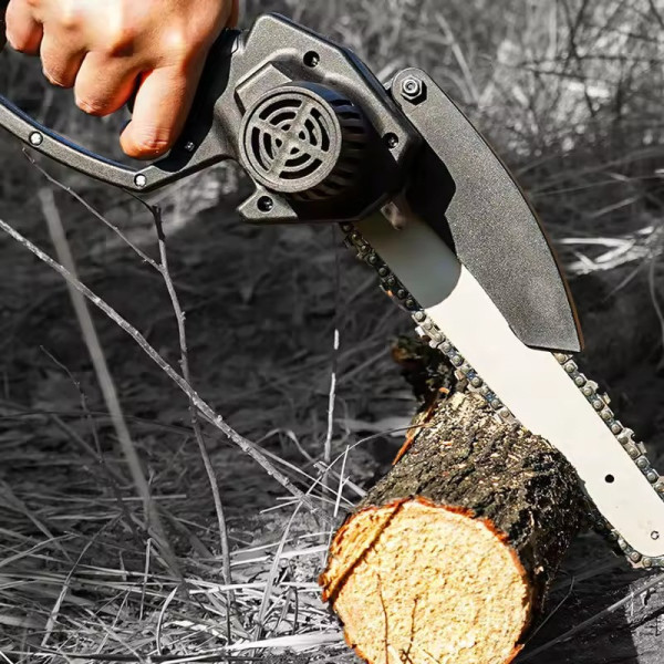 Акумуляторна мініпила 6 дюймів на 2 акумулятори 48 в Chainsaw міні ланцюгова пила акумуляторний сучкоріз