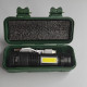 Ліхтар ручний акумуляторний світлодіодний у зеленому кейсі Bailong BL-511 COB usb Міні ліхтарик світлодіодний