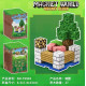 Дитячий Магнітний конструктор кубики Minecraft 37 дет. з магнітних блоків, конструктор на магнітах із кубиків