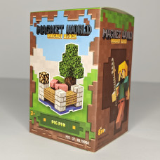 Дитячий Магнітний конструктор кубики Minecraft 37 дет. з магнітних блоків, конструктор на магнітах із кубиків