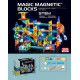 Магнітний конструктор DIY 110 деталей Magnetic Blocks світний "Горки" динамічний конструктор лабіринт