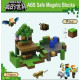 Магнітний блоковий конструктор із кубиків Minecraft Magnetic Cube «Юнтай» - велика 3D-сцена, 216 деталей