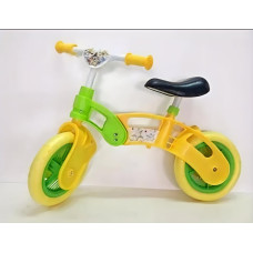Біговел двоколісний дитячий Star Bike колеса 10 дюймів, велосипед без педалей дитячий, жовтий
