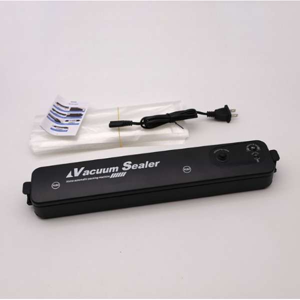 Комплект вакуумний пакувальник і пакети 6 шт. 20, 25, 30 см Вакууматор Vacuum Sealer і рулони для вакуумування