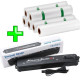 Комплект вакуумний пакувальник і пакети 6 шт. 20, 25, 30 см Вакууматор Vacuum Sealer і рулони для вакуумування