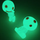 Світяться фігурки Кодама зелені чоловічки — 10 шт., Заряджаються від світла, світяться до 6 годин