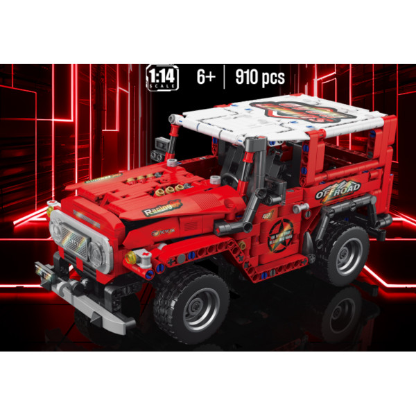 Конструктор джип для хлопчиків Racing Off-Road 910 деталей, вік 6+, позашляховик з pull-back