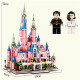 Конструктор замок «Рожева мрія» Panlos 613003 Dream Castle (10 068 деталей, висота 78 см)