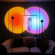 Сансет Лампа проєкційна LED sunset lamp для селфі RGB з пультом