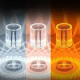 Нічник кришталева лампа з проєкцією, Декоративний LED світильник Crystal light