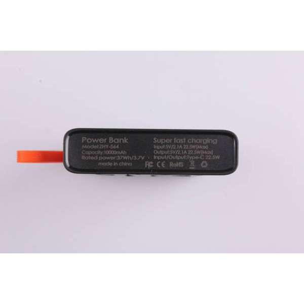 Power Bank ZHY 10000 mAh зі швидким заряджанням 22.5w реальна ємність