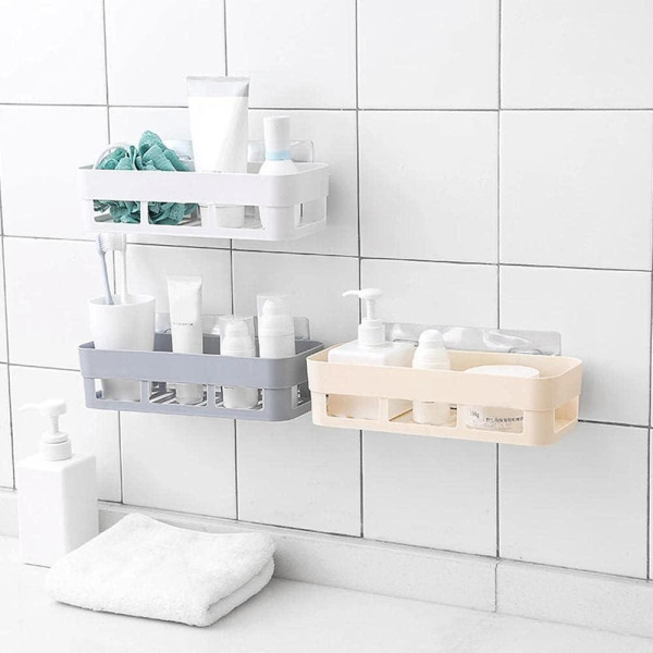 Навесна полка для кухни и ванной с крючками