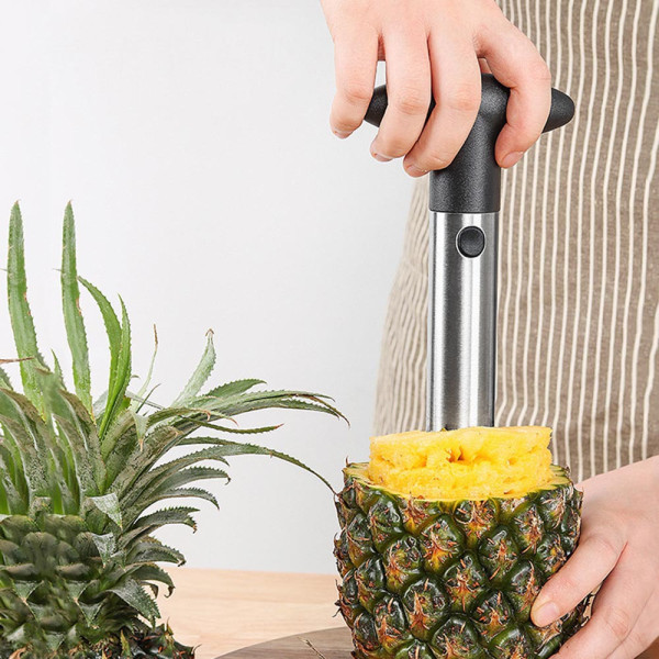 Нож для резки ананаса Corer Slicer приспособление для нарезки ананасов измельчитель фруктов металлический