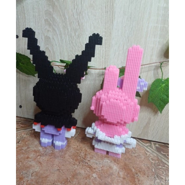Конструктор Куромі 25 см 3D Magic Blocks з мініблоків, наноблок 3D конструктори