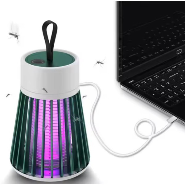 Лампа від комарів і комах USB антимоскітна пастка з підсвіткою — знищувач для дому, дачі та вулиці