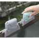 Щітка для чищення рам, щілин і напрямних 14×8,5×6 см — Cleaning brush універсальна губка з ручкою