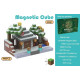 Магнітний конструктор із кубиків Minecraft Magnetic Cube «Зимовий Будиночок» - велика сцена, 448 деталей