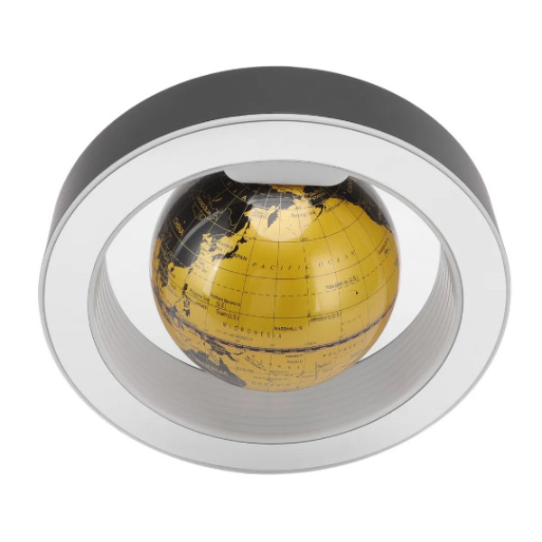 Левітуючий глобус 10 см, магнітна літаюча куля Левітрон з LED-підсвіткою на подарунок