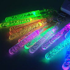 Світлодіодна гірлянда Бурульки 5 метрів 20 LED кольорова, 220V,  гірлянда з бурульками