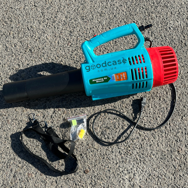 Турбонасадка-пушка 12 В Atomizing Air Blower для обприскувача та високих дерев, дальність 4–6 м