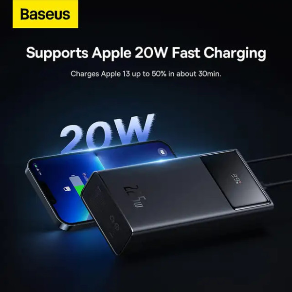 Повер банк Baseus 22.5w 30000 mah Star Lord  с быстрой зарядкой ( quick charge 3.0 power bank)