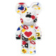 Конструктор Magic Blocks 4300 деталей у формі ведмедика Bearbrick "French kisses" Конструктор 3д наноблок