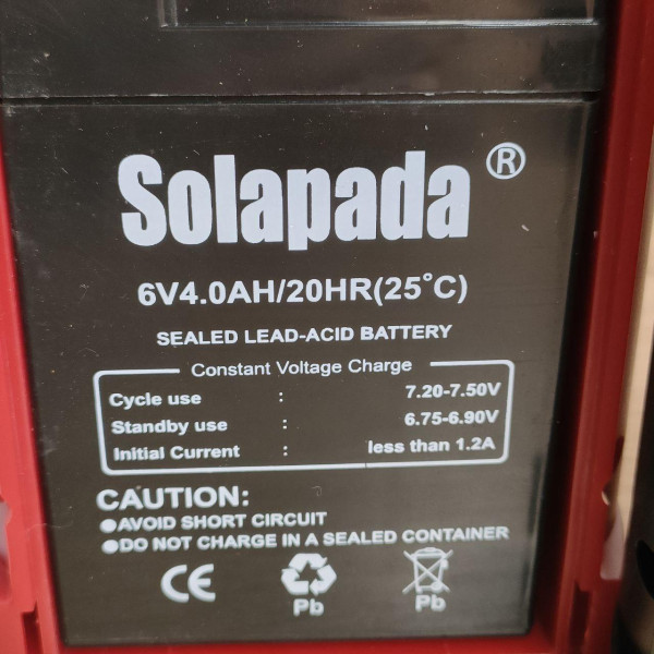Світлодіодний акумуляторний ліхтар лампа Solapada переносний із повербанком, лампа на акумуляторі з зарядкою