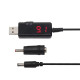 Кабель для живлення wi-fi роутера 9v 12v USB від повербанка з екраном, Шнур для роутера спідниця вай фай tp link