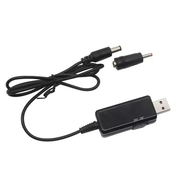 Кабель для живлення wi-fi роутера 9v 12v USB від повербанка з екраном, Шнур для роутера спідниця вай фай tp link