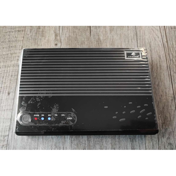 Портативний ДБЖ Jiageng з місткістю 14000 mAh UPS для Wi-Fi роутера Упс 24 вольти Павербанк для роутера 24вольт