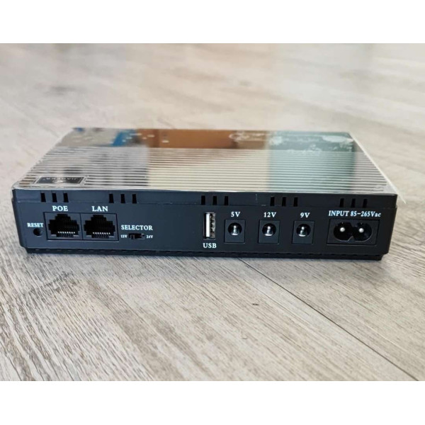 Портативний ДБЖ Jiageng з місткістю 14000 mAh UPS для Wi-Fi роутера Упс 24 вольти Павербанк для роутера 24вольт